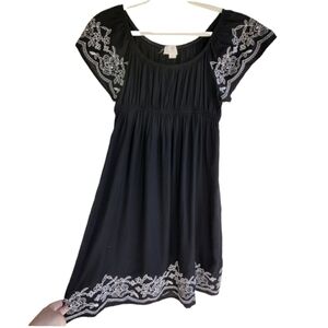 One Clothing sz L black Hawaiian Luau Sundress